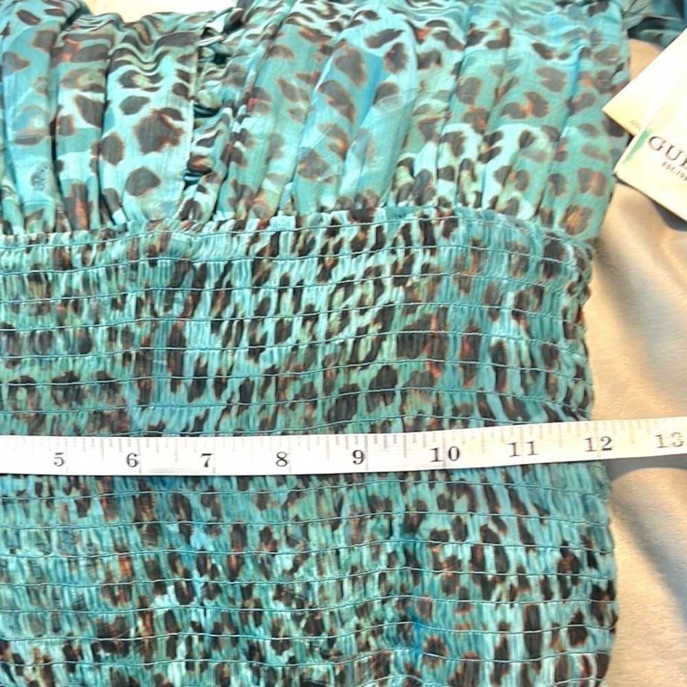 NWT, GUESS,Laureen Dress SMART ECO-Friendly Collection,Slimming,Ruched, Size XS - Picture 13 of 15